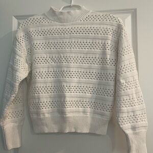 Marc New York white cropped sweater size XS